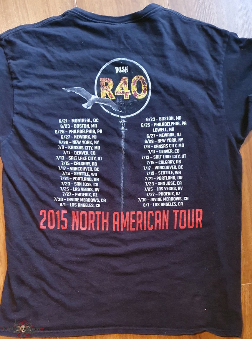 Rush - R40 Tour - official shirt