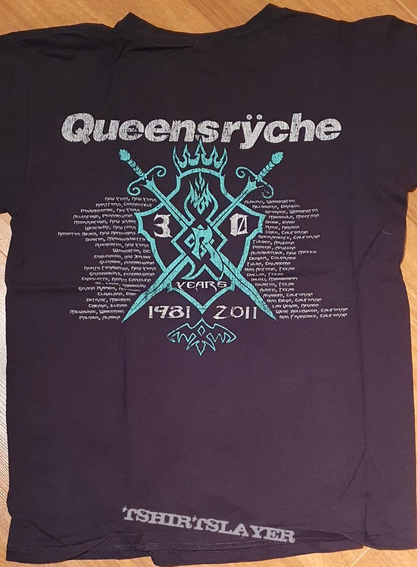 Queensryche - Dedicated to chaos / 30th anniversary - official tour shirt US dates 