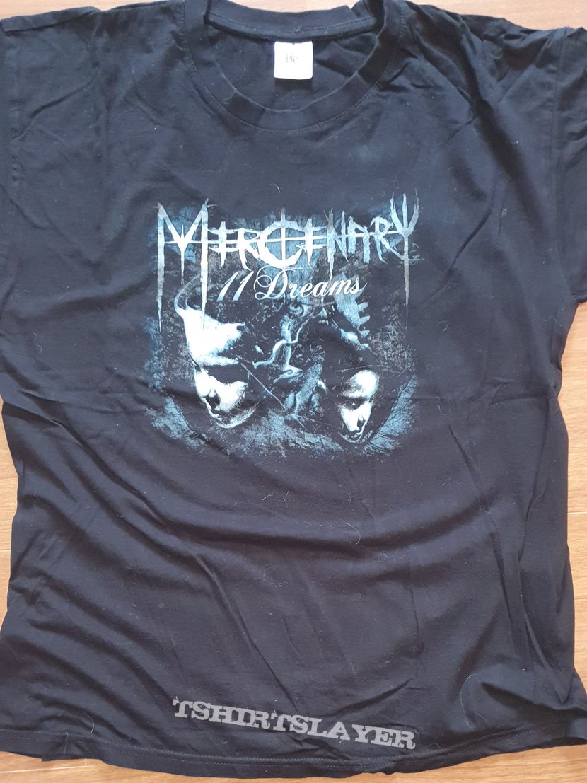 Mercenary - 11 dreams - official shirt, 2015 reprint