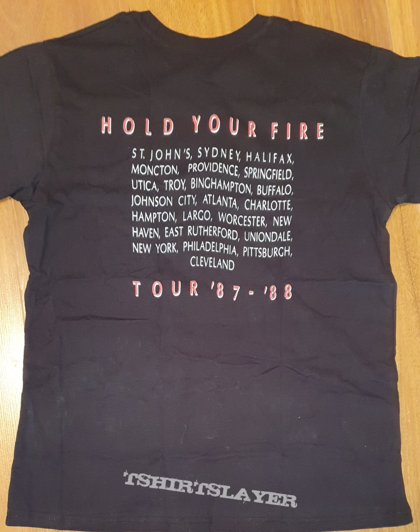 Rush - Hold your fire - bootleg tour shirt