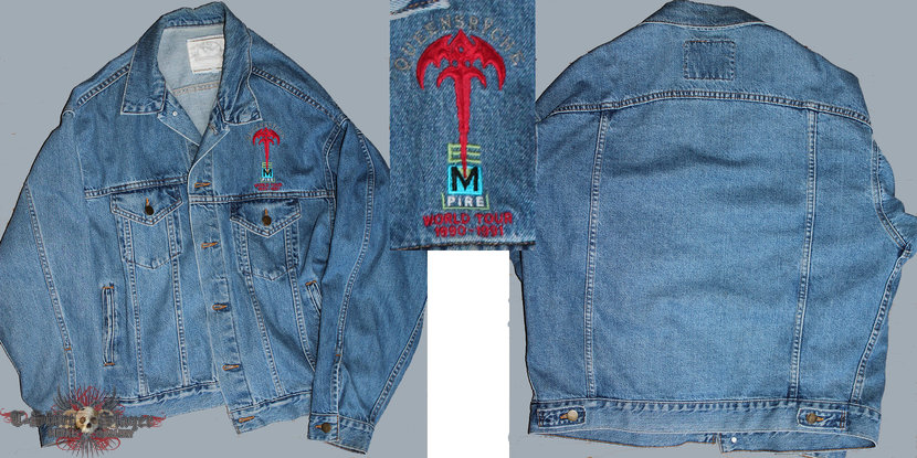 Queensryche - Empire - embroided blue denim jacket for the 1990 - 1991 worldtour