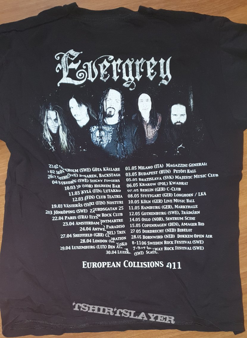 Evergrey Everygrey - european collision tour 2011 - official shirt