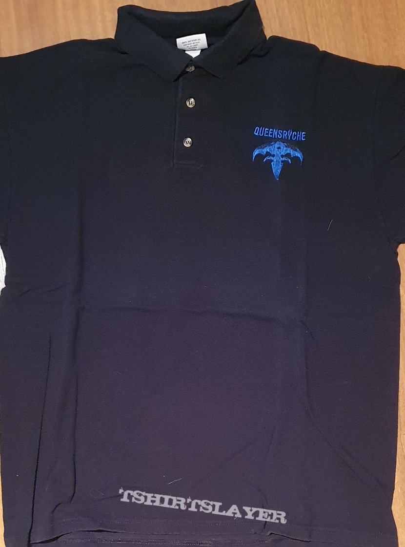 Queensryche - official polo shirt from the fanclub with embroided logo