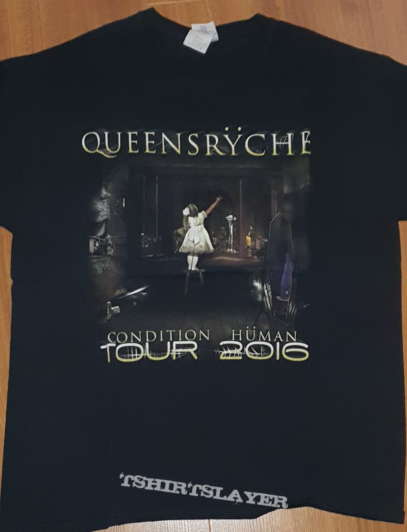 Queensryche - Condition Hüman - official shirt, USA dates San Jose - Uncasville