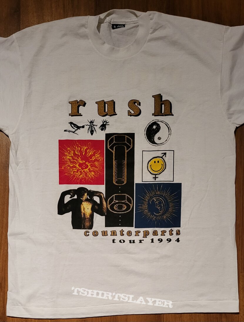 Rush, Rush - Counterparts tour - bootleg shirt TShirt or Longsleeve ...