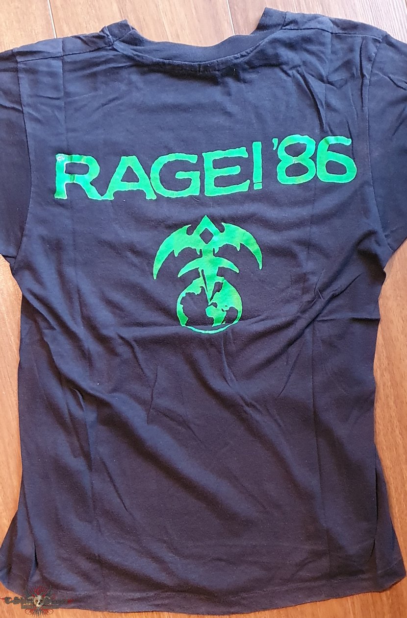 Queensryche - Rage for order - official tourshirt - Rage &#039;86 backprint