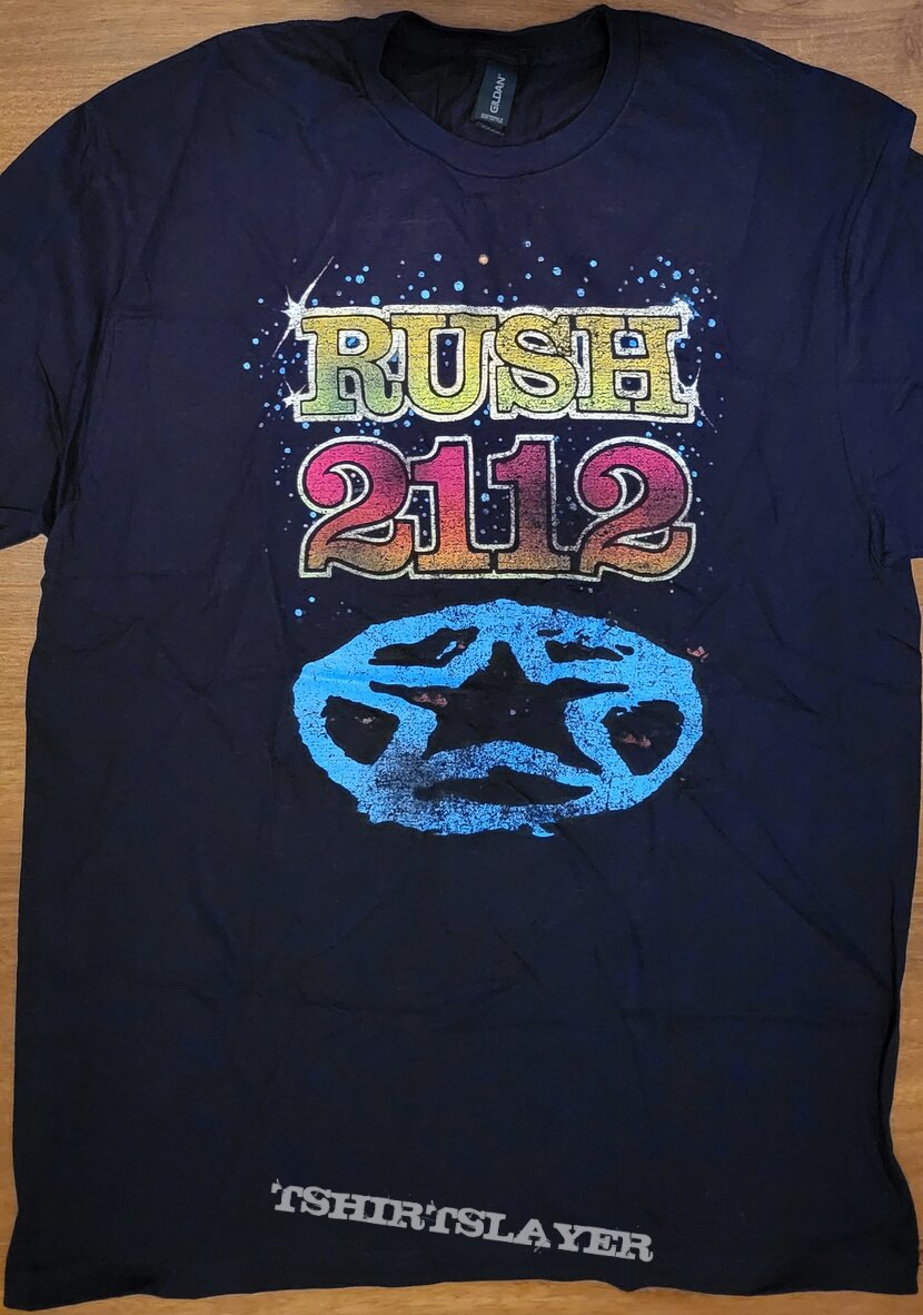 Rush - 2112 Tour 1976 - ofgicial reprinted shirt