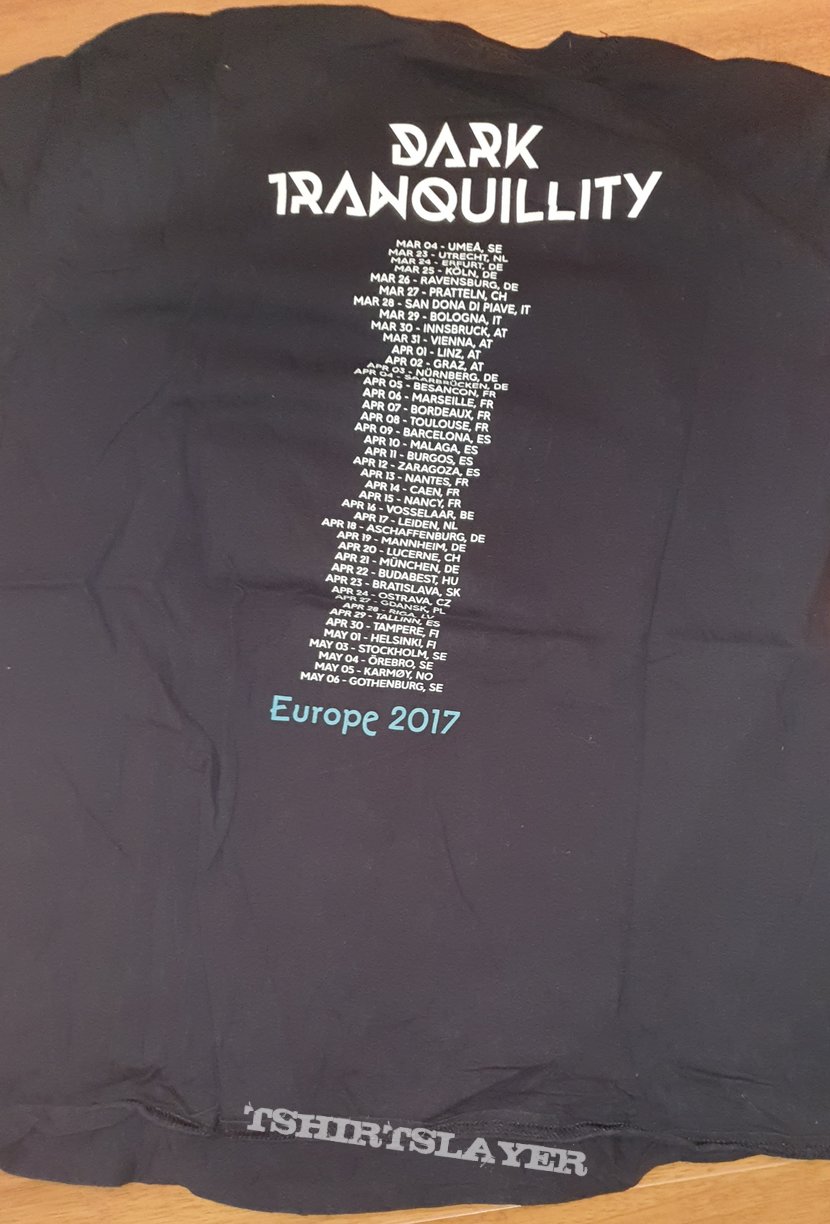 Dark Tranquillity - Atoma - official shirt european tour 2017
