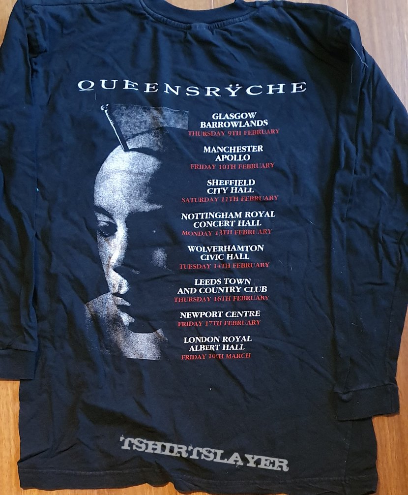 Queensryche - Promised Land - bootleg shirt - UK dates