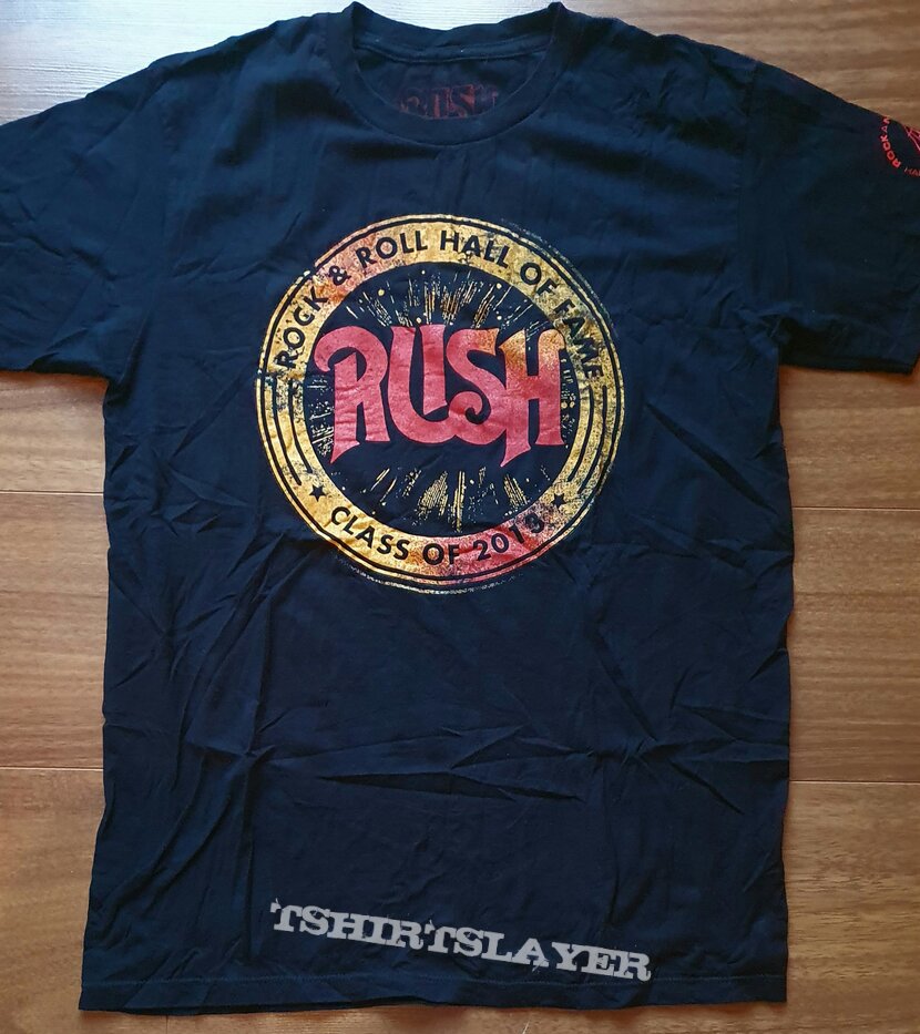 Rush - Rock&#039;n&#039;roll hall of fame museum - official shirt to commemorate the induction in 2013