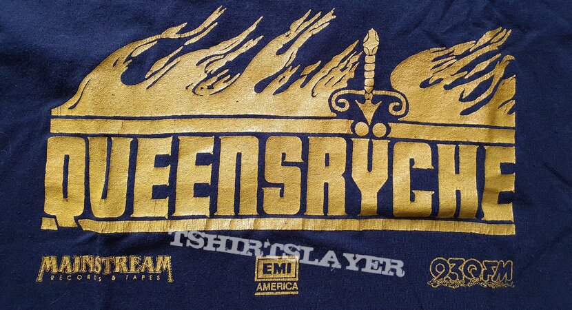 Queensryche - unique promo shirt from a radio-station contest