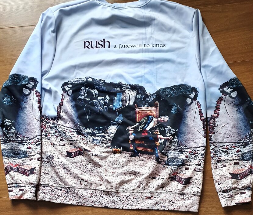 Rush - A farewell to kings - unofficial allover printed longsleeve