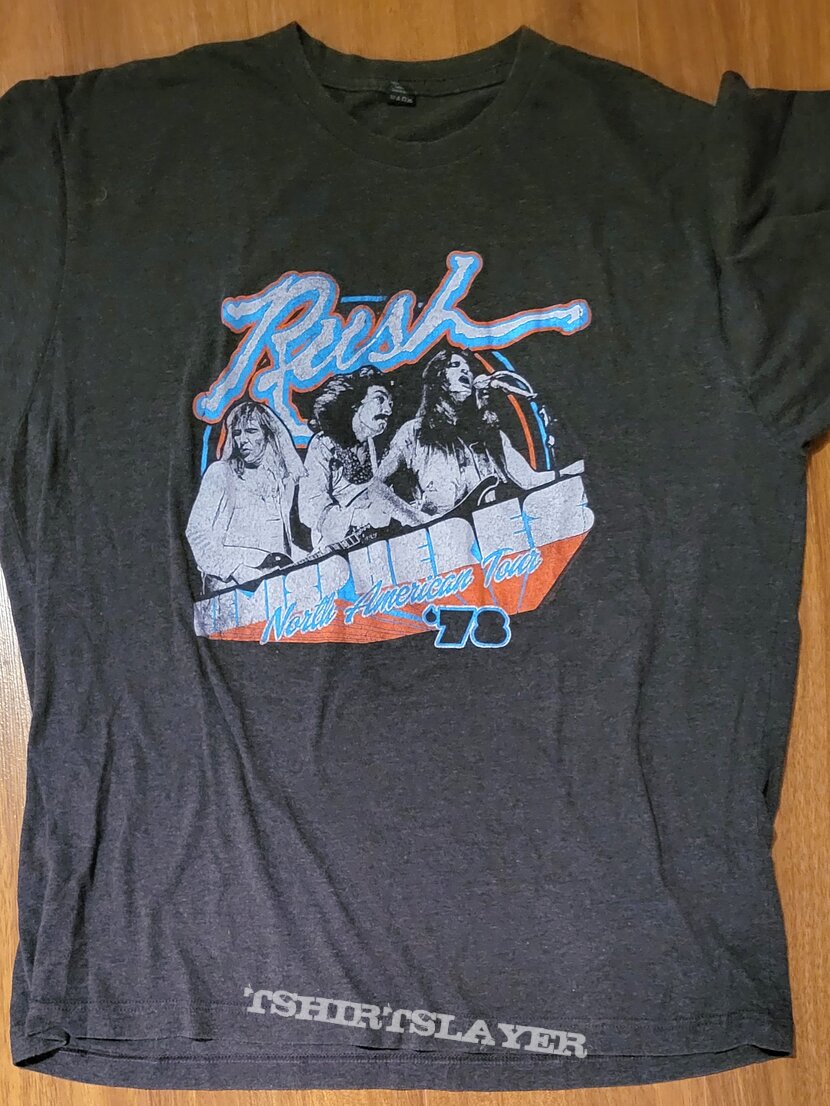 Rush - Hemispheres North American Tour &#039;78 - official repro shirt