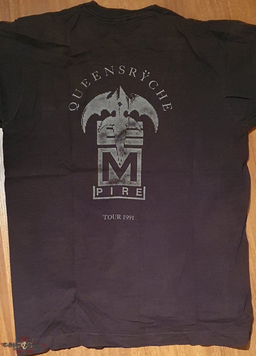 Queensryche - Empire - shirt by Upstaging&#039; company for crew members the world tour 1991