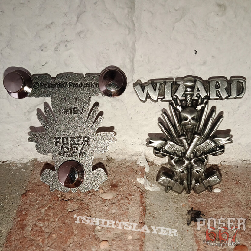 Wizard 3D Pin - Metal in My Head