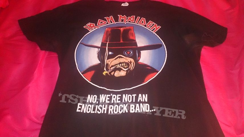 Iron Maiden Stranger in a Strangeland Tour shirt