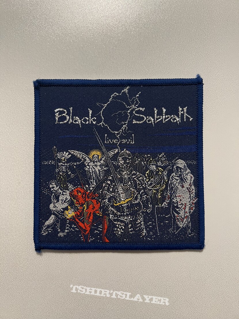 Black Sabbath - Live Evil (Dark Blue Border)