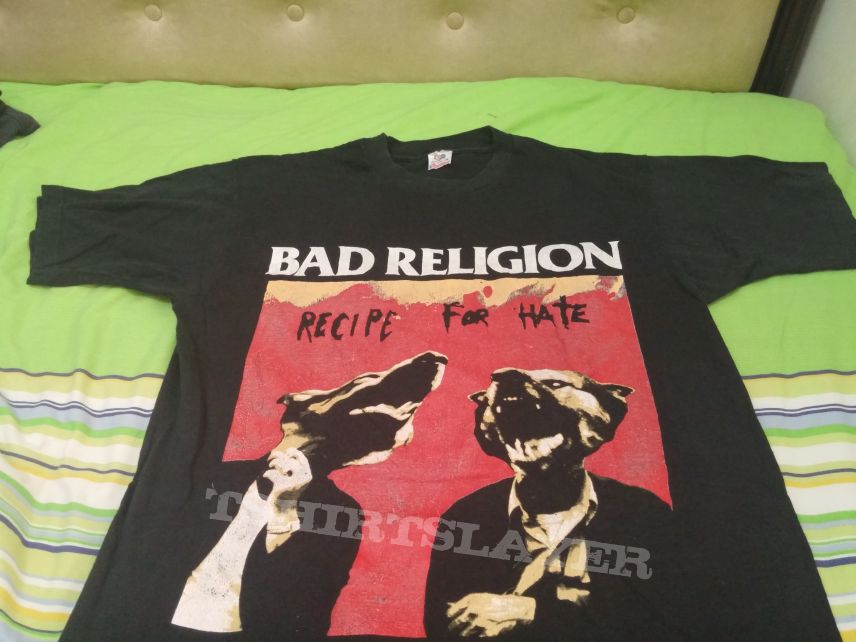 Bad Religion - Recipe For Hate Tour North America 1994 Shirt | TShirtSlayer  TShirt and BattleJacket Gallery