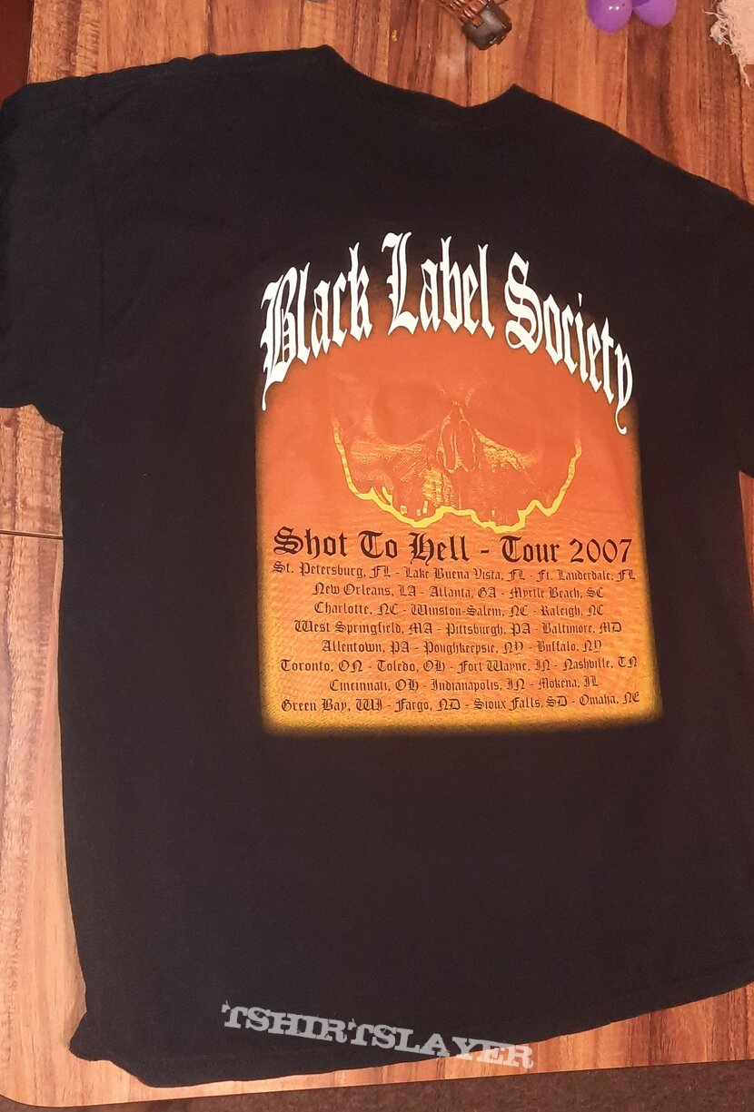 Black Label Society xl cut neck