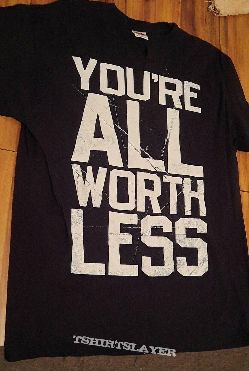 Whitechapel youre all worthless cut neck xl 