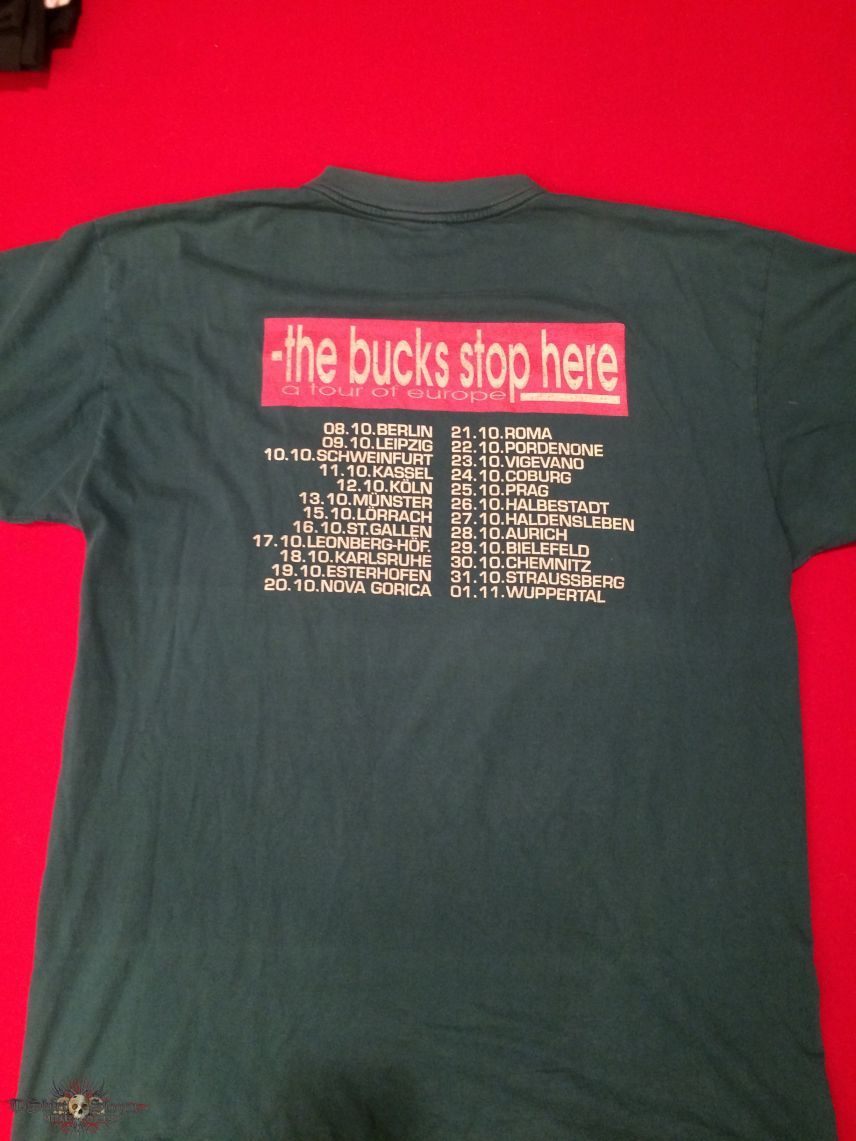 Integrity The Buck Stops Here Euro Tour Shirt