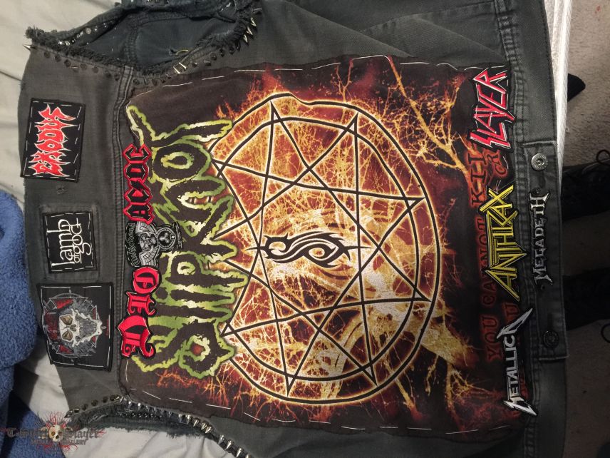 Slayer Update back of vest Slayer Update back of vest