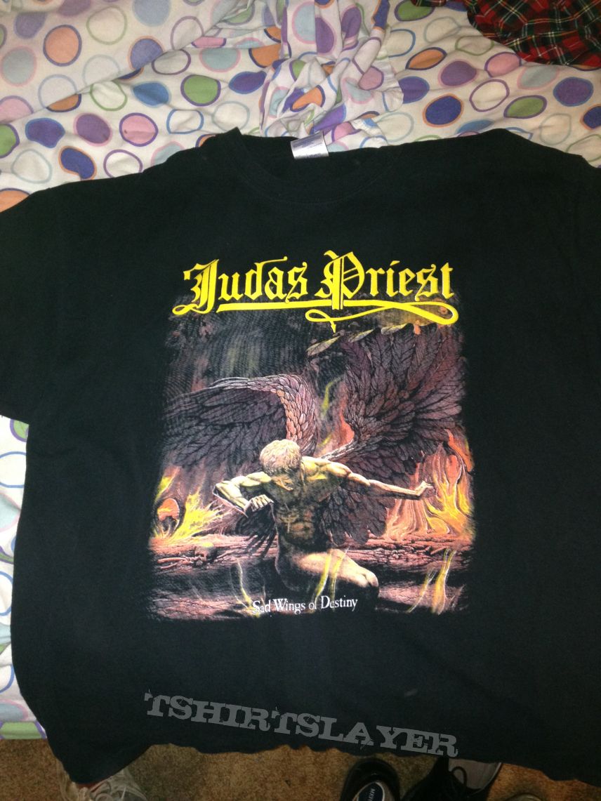 Judas Priest Sad Wings of Destiny XL Shirt | TShirtSlayer TShirt and  BattleJacket Gallery