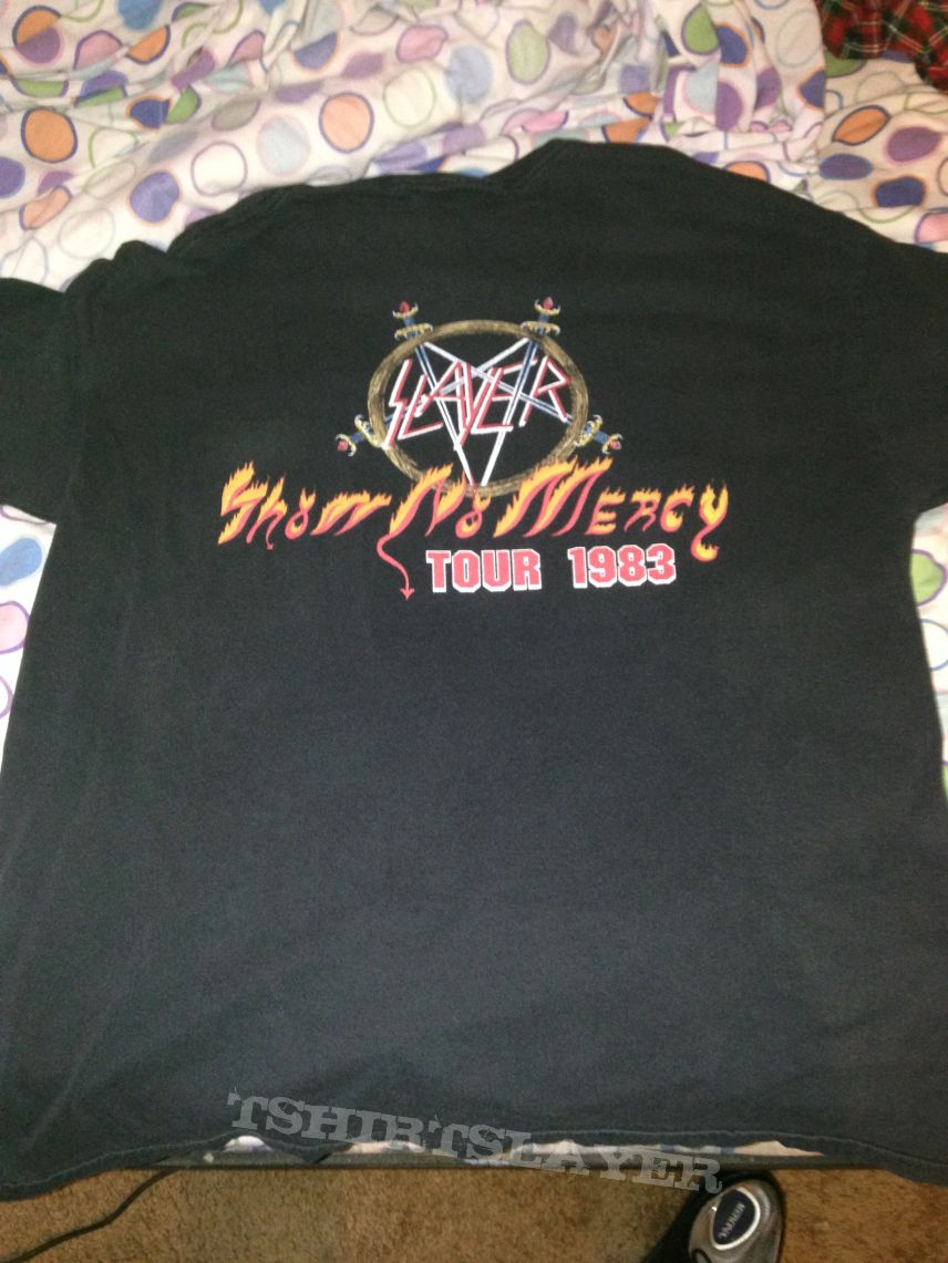 Slayer Xl Show No Mercy T Shirt