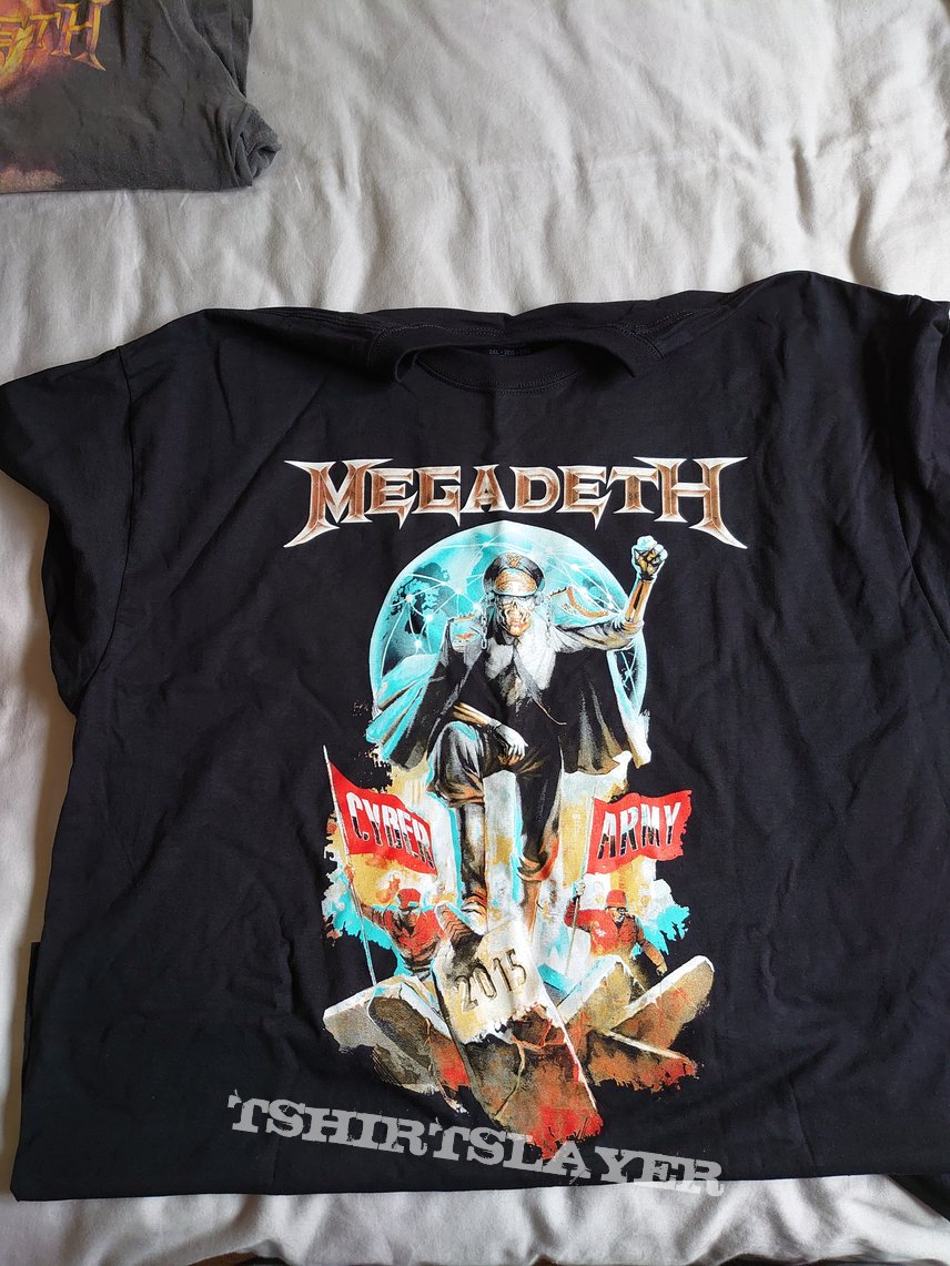 Megadeth Cyber Army Special Edition | TShirtSlayer TShirt and ...