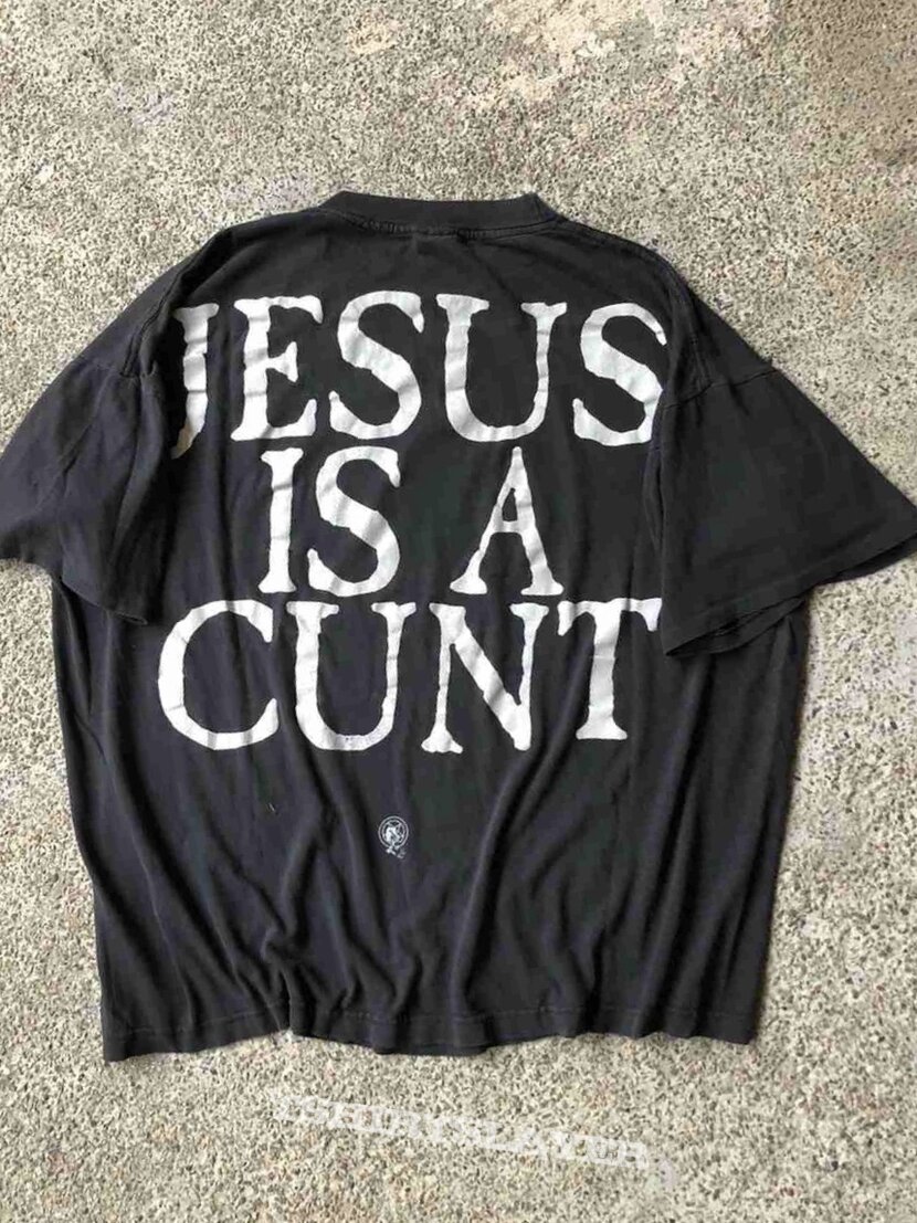 Cradle of Filth - Jesus Is A Cunt - T-Shirt - Vestal Masturbation 1995