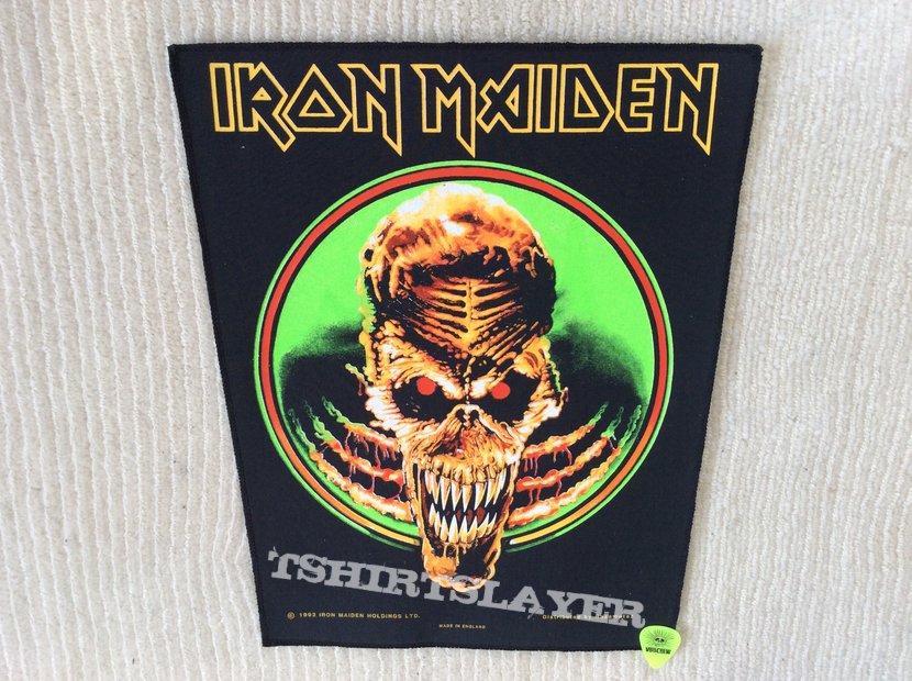 Iron Maiden - Live At Donington - 1992 Iron Maiden Holdings Ltd. - Razamataz - Back Patch