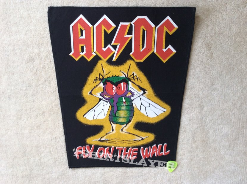AC/DC - Fly On The Wall - Vintage Backpatch | TShirtSlayer TShirt and  BattleJacket Gallery