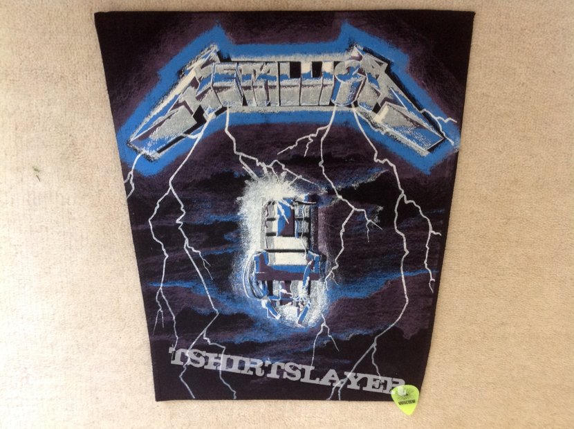 Metallica - Ride The Lightning - Vintage Backpatch - Version 2