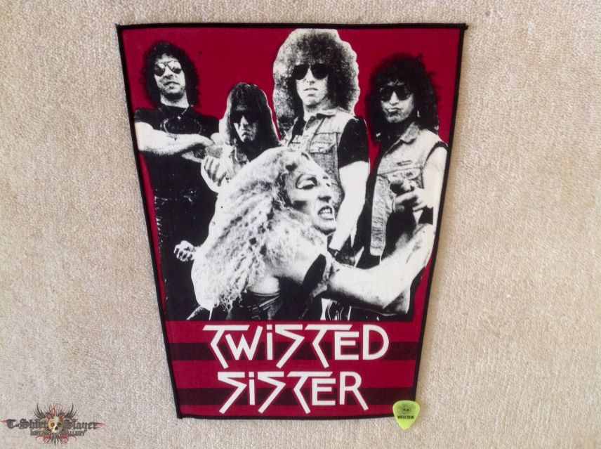 Twisted Sister - Band - Red Version - Vintage Backpatch