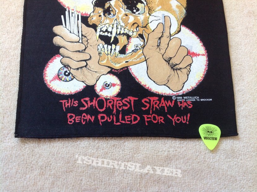 Metallica - Shortest Straw - 1989 Metallica - Brockum - Backpatch