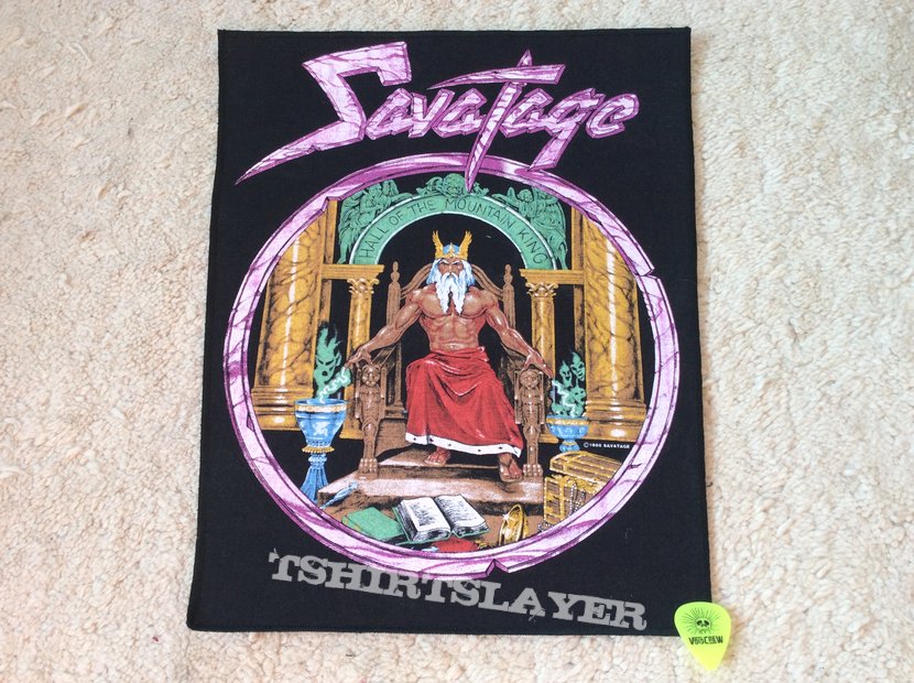 Savatage - Hall Of The Mountain King - 1988 - Back Patch