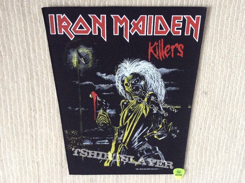 Iron Maiden - Killers - 1981 Iron Maiden Holdings Ltd. - Back Patch Iron Maiden - Killers - 1981 Iron Maiden Holdings Ltd. - Back Patch