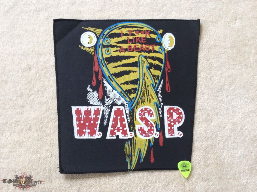 W.A.S.P. - I F**k Like A Beast - Vintage Backpatch - Version One