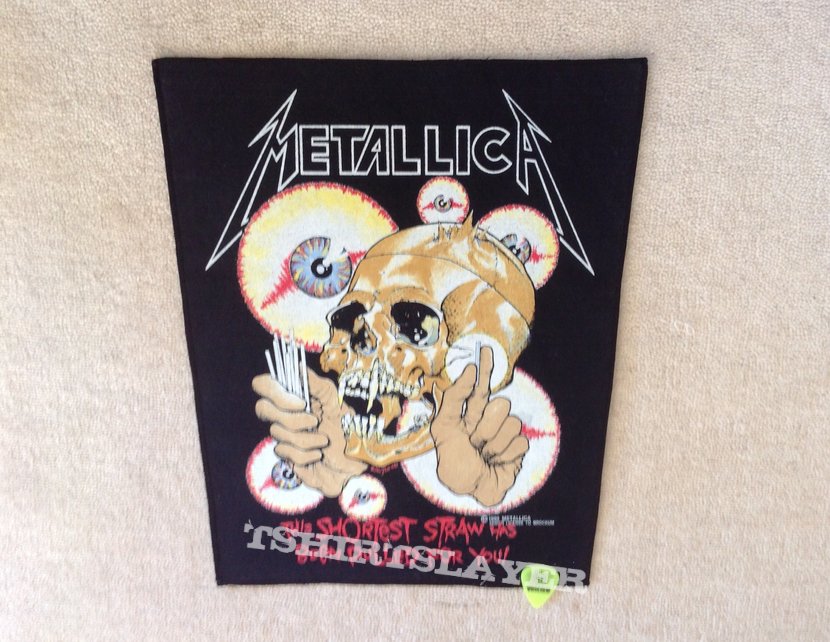 Metallica - Shortest Straw - 1989 Metallica - Brockum - Backpatch