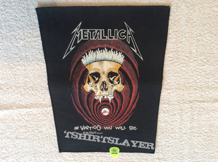 Metallica - The Shortest Straw... In Vertigo You Will Be - 1989 Metallica - Brockum - Backpatch