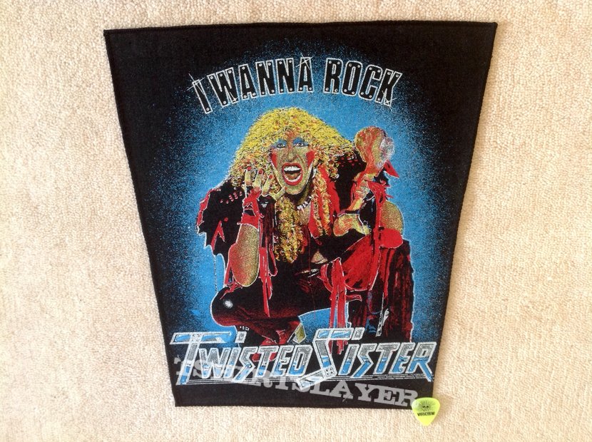 Twisted Sister - I Wanna Rock - Vintage Backpatch