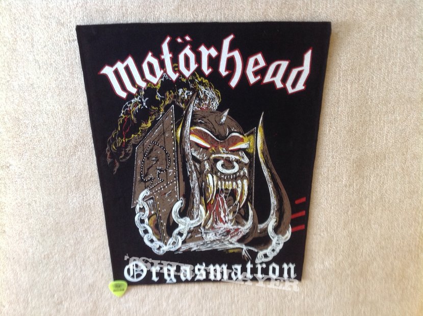 Motörhead - Orgasmatron - Vintage Backpatch