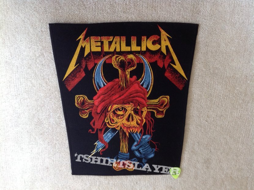 Metallica - Pirate Skull And Crossbones - Vintage Backpatch