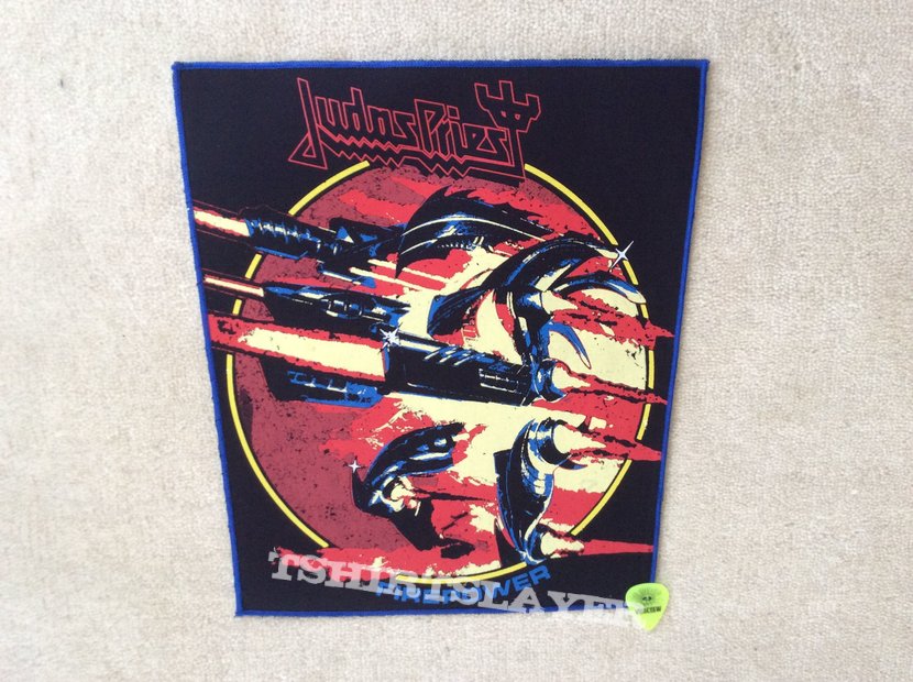 Judas Priest - Firepower - Blue Border - Backpatch