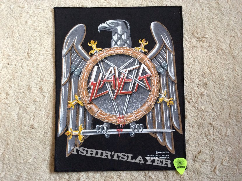 Slayer - Seasons In The Abyss - Eagle - Back Patch - 1990 - Brockum