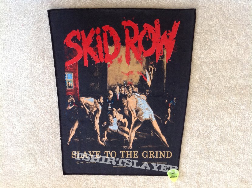 Skid Row - Slave To The Grind - 1991 Skid Row - Razamataz - Backpatch