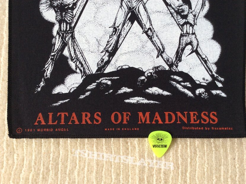 Morbid Angel - Altars Of Madness - 1991 Morbid Angel - Razamataz - Back Patch