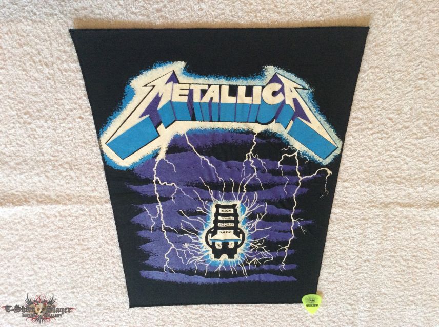Metallica - Ride The Lightning - Vintage Backpatch - Long Version