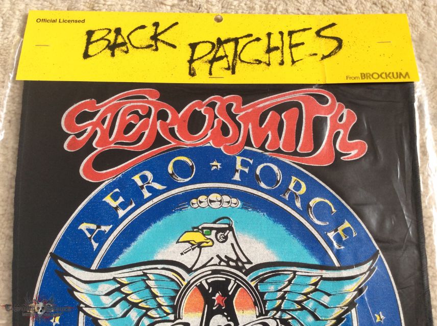 Aerosmith - Aero Force One - Back Patch - Brockum Aerosmith - Aero Force One - Back Patch - Brockum