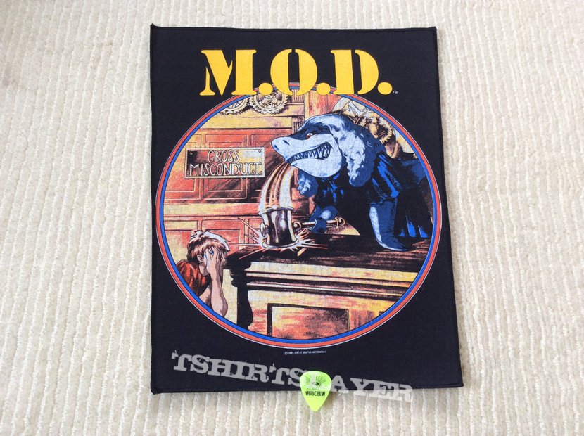 M.O.D. - Gross Misconduct - 1989 Great Southern Company - Back Patch M.O.D. - Gross Misconduct - 1989 Great Southern Company - Back Patch